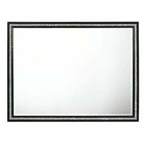 Haiden Weathered Black Rectangular Dresser Mirror