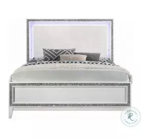 Haiden Queen Panel Bed with LED