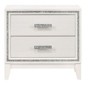 Haiden White 2 Drawer Nightstand