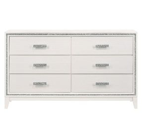 Haiden White 6 Drawer Dresser