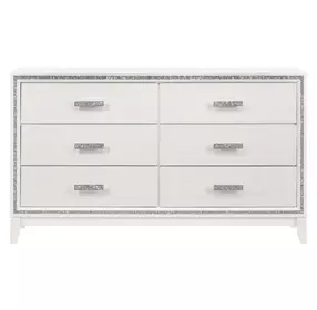 Haiden White 6 Drawer Dresser