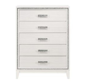 Haiden White 5 Drawer Chest