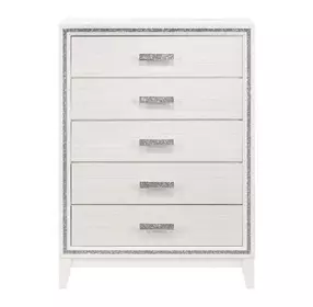 Haiden White 5 Drawer Chest