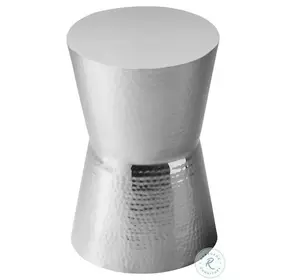 Dimple Silver Side Table