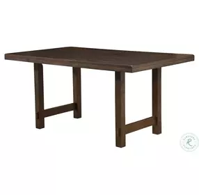 Emery Distressed Walnut Dining Table