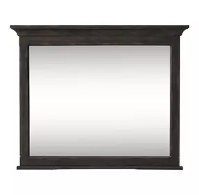 Paradise Valley Saddle Brown Landscape Mirror