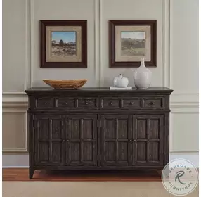 Paradise Valley Saddle Brown Buffet