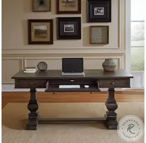 Eden Ridge Saddle Brown Writing Desk