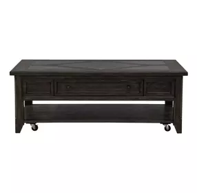 Paradise Valley Saddle Brown Rectangular Cocktail Table