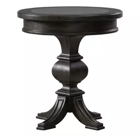 Paradise Valley Saddle Brown Round Chairside Table