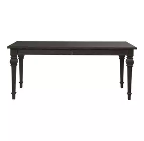 Eden Ridge Saddle Brown Rectangular Leg Extendable Dining Table
