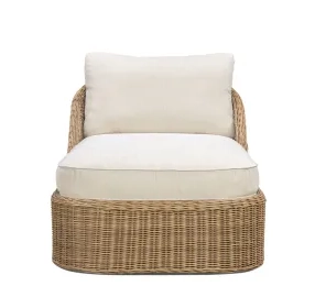 Axel Cream Performance Fabric Upholstered Outdoor Lounge Chair