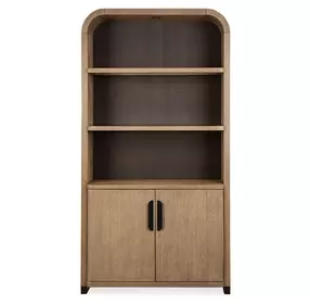 Tristan Swiss Coffee 2 Door Display Cabinet with LED