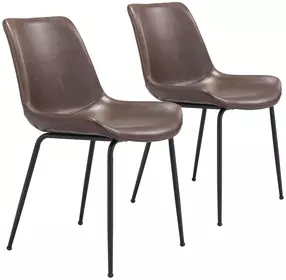 Byron Brown Dining Chair Set Of 2
