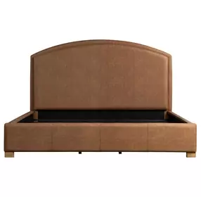 Jackson Brown King Upholstered Panel Bed