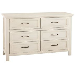 Westfield Brushed White 6 Drawer Dresser