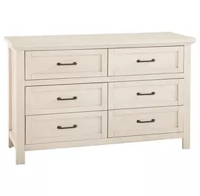Westfield Brushed White 6 Drawer Dresser