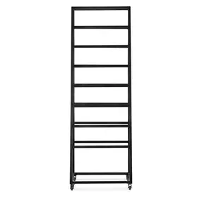 Ladder Black Display Rack with Casters