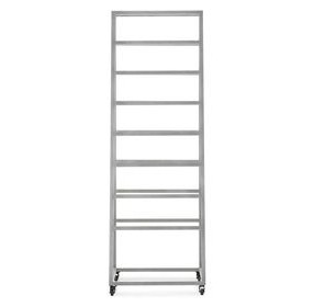 Ladder Silver Display Rack with Casters