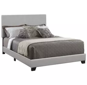 Dorian Grey Upholstered King Panel Bed