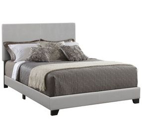Dorian Gray California King Upholstered Panel Bed