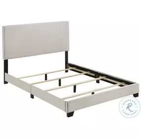 Dorian Cream Full Upholstered Panel Bed