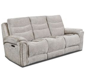 Catalina Sandstone 90" Zero Gravity Triple Power Reclining Sofa with USB Charging