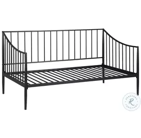 Newbury Matte Black Twin Metal Daybed