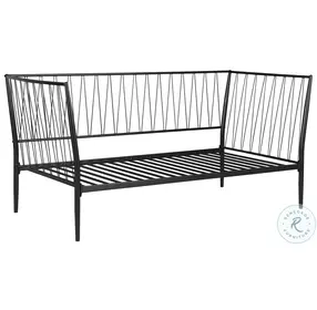 Richland Matte Black Twin Metal Daybed