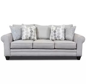Amos Pebble Gray 87" Sofa
