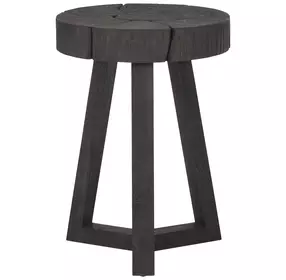 Lanita Smoked Truffle Accent Table