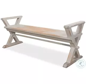 Replica Gray Antique X Bench