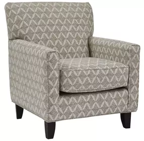 Wowza Sand Brown and Taupe Upholstered Accent Chair