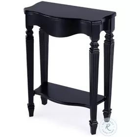 Heritage Black 22" Ballerina Console Table