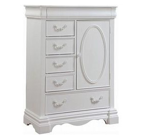 Estrella White 6 Drawer Chest