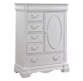 Estrella White 6 Drawer Chest