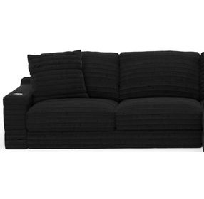 Comfrey Black 78" LAF Sofa