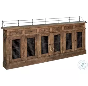 Narrow Brown Sideboard