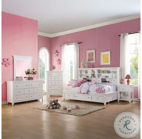 Lacey White Youth Storage bedroom Set