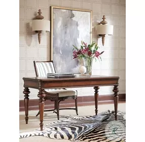 Richmond Hill Warm Chestnut Brown Rosslyn Home Office Set