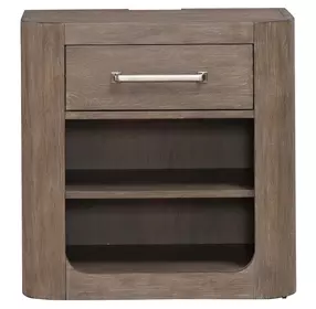 Bendfield Burnished Clay 1 Drawer Nightstand with USB Charging