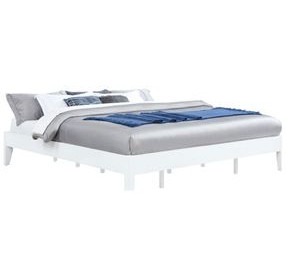 Hounslow White King Platform Bed