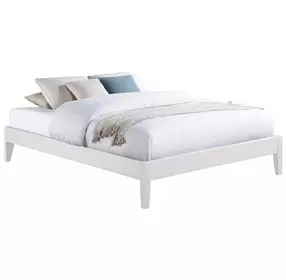 Hounslow White Queen Platform Bed