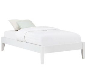 Hounslow White Twin Platform Bed
