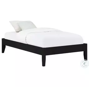 Hounslow Black Twin Platform Bed