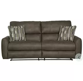Dorian Pebble Reclining 86" Sofa