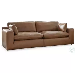 Emilia Caramel Modular Loveseat