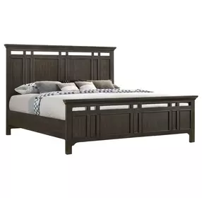 Hawthorne Burnished Clay King Panel Bed