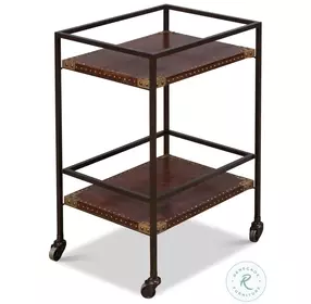 Trolley Brown Side Table