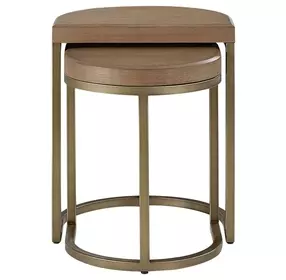 Aurora Latte Bridges Nesting Table